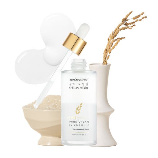 [THANK YOU FARMER] Rice Pure Cream In Ampoule 50ml - Daebak
