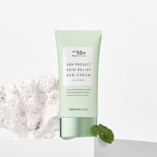 [THANK YOU FARMER] Sun Project Crème solaire apaisante SPF50+ PA++++ 50ml