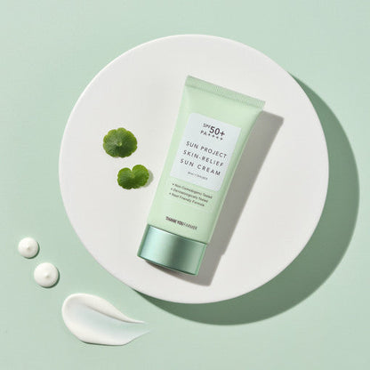 [THANK YOU FARMER] Sun Project Crème solaire apaisante SPF50+ PA++++ 50ml