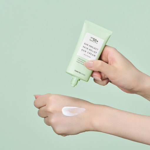 [THANK YOU FARMER] Sun Project Crème solaire apaisante SPF50+ PA++++ 50ml