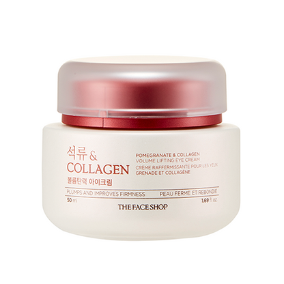 THE FACE SHOP Granatapfel- und Kollagen-Volumenlifting-Augencreme 50ml