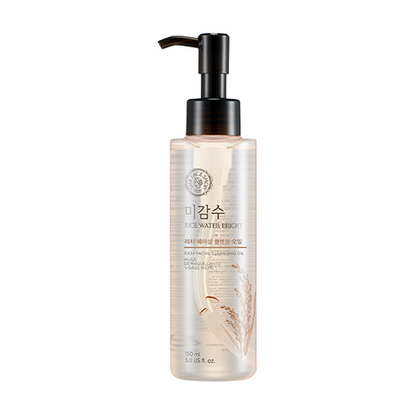 THE FACE SHOP Huile Nettoyante Riche Éclaircissante à l'Eau de Riz 150 ml
