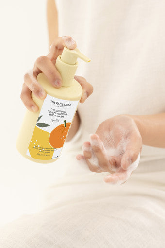 THE FACE SHOP Le gel douche verveine citronnée The Botanic 350 ml