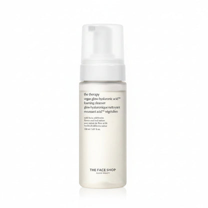 The Face Shop The Therapy Veganer aufhellender Reinigungsschaum mit Hyaluronsäure 150ml