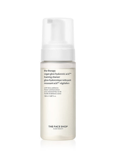 The Face Shop The Therapy Veganer aufhellender Reinigungsschaum mit Hyaluronsäure 150ml
