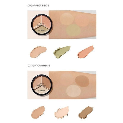 the SAEM Cover Perfection Triple Pot Concealer 4.5g*3 - Daebak
