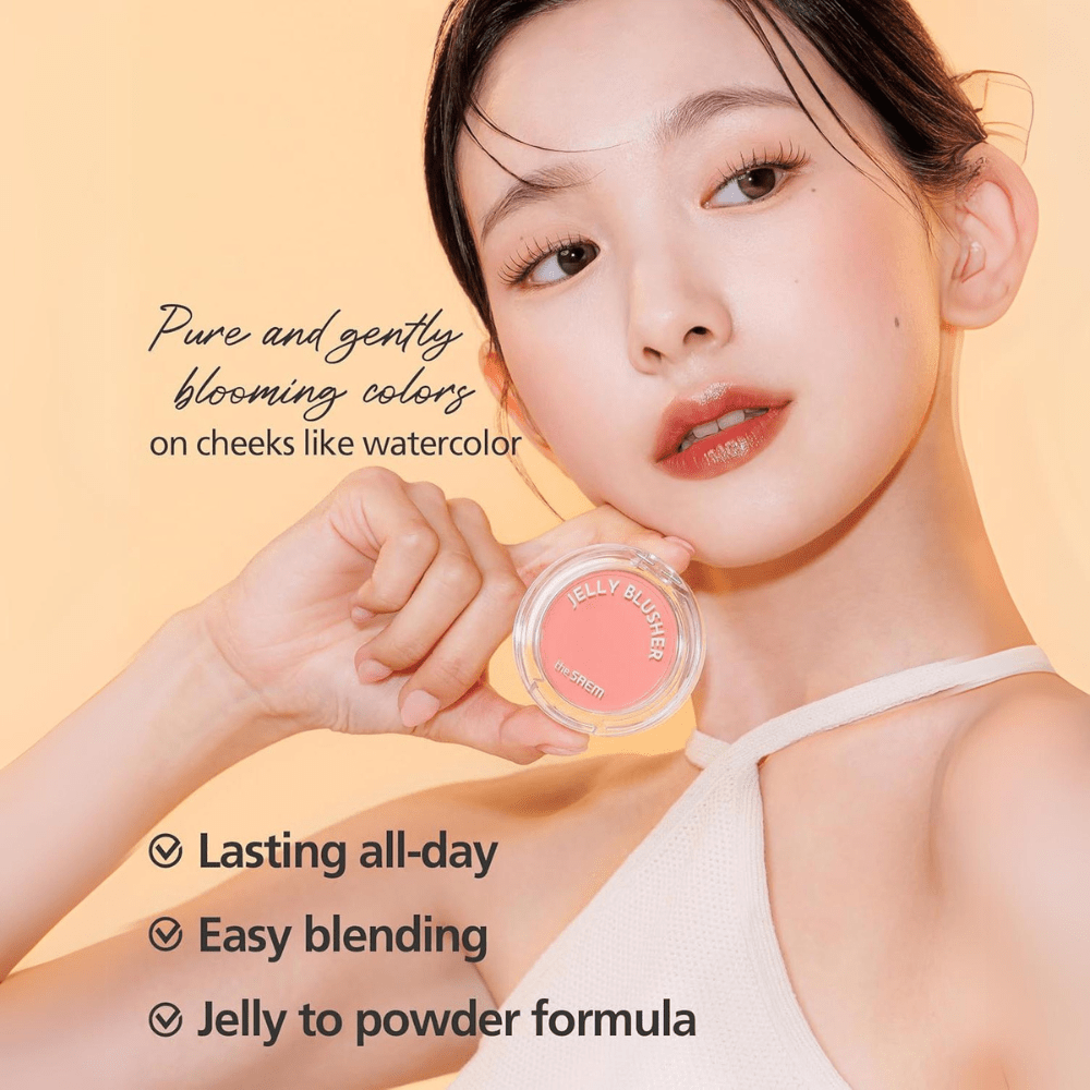 The SAEM Jelly Blusher 4.5g * 6 colors - Daebak