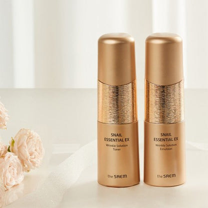 The SAEM Snail Essential EX Wrinkle Solution Emulsion 150ml - Daebak