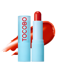 TOCOBO Glass Tinted Lip Balm 3.5g 013 Tangerine Red - Daebak