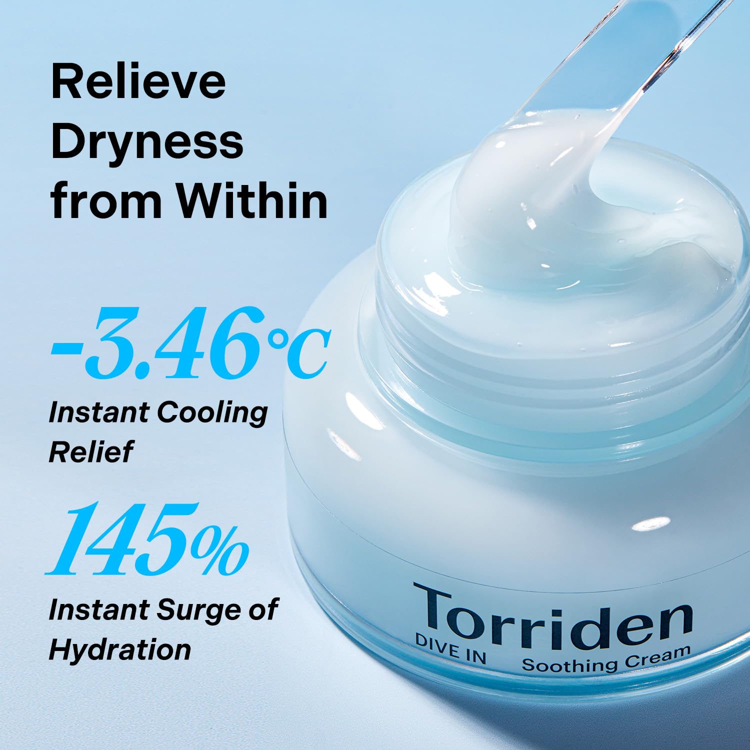 Torriden Dive In Low Molecular Hyaluronic Acid Soothing Cream - Daebak