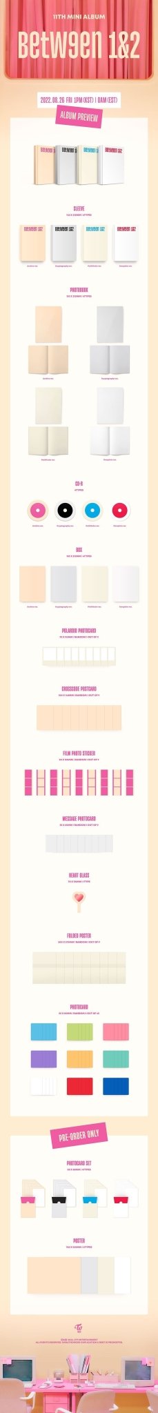 TWICE - BETWEEN 1&2 Mini Album - Daebak
