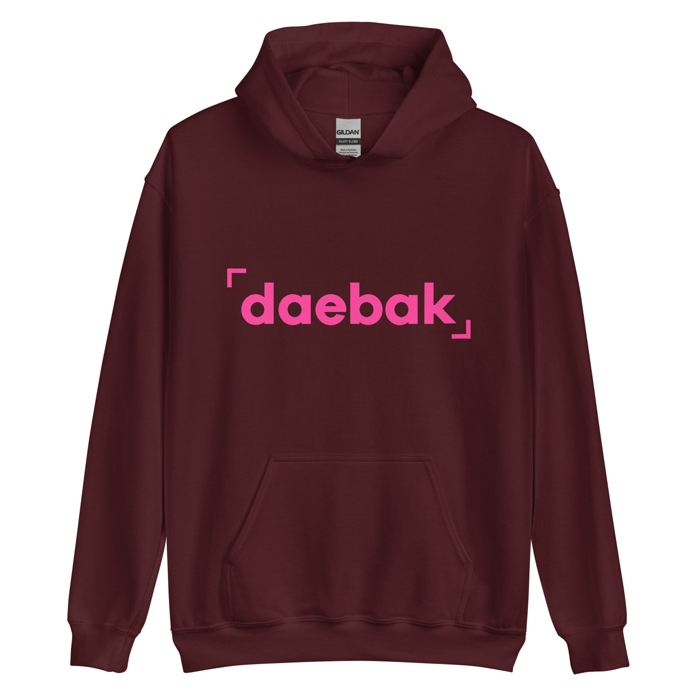 Daebak Hoodie (Unisex) - Pink Logo