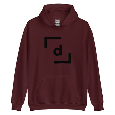 D’ Hooded Jacket (Unisex) - Black Logo