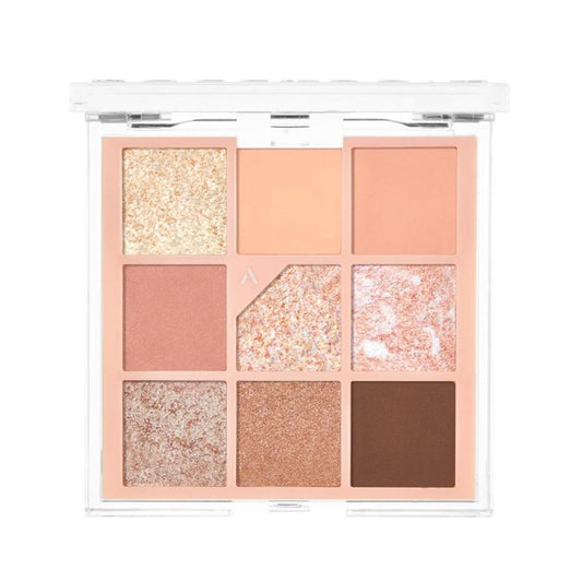 UNLEASHIA Glitterpedia Eye Palette 6.6g #N°3 All Of Coral Pink - Daebak
