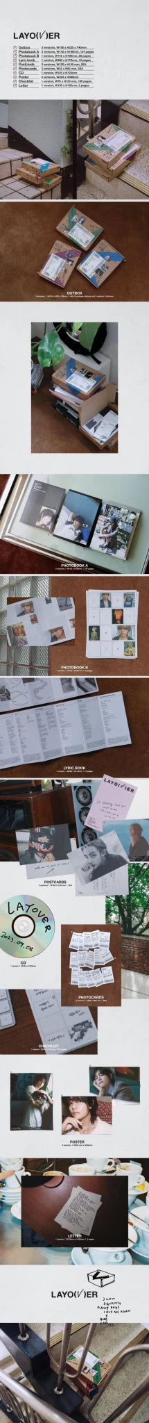 V - LAYO(V)ER Set + Weverse Album Ver. Set - Daebak