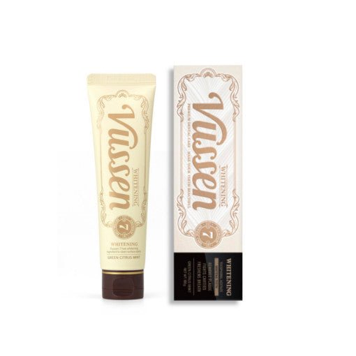 Vussen 7 Whitening Greens Citrus Mint Toothpaste 100g - Daebak