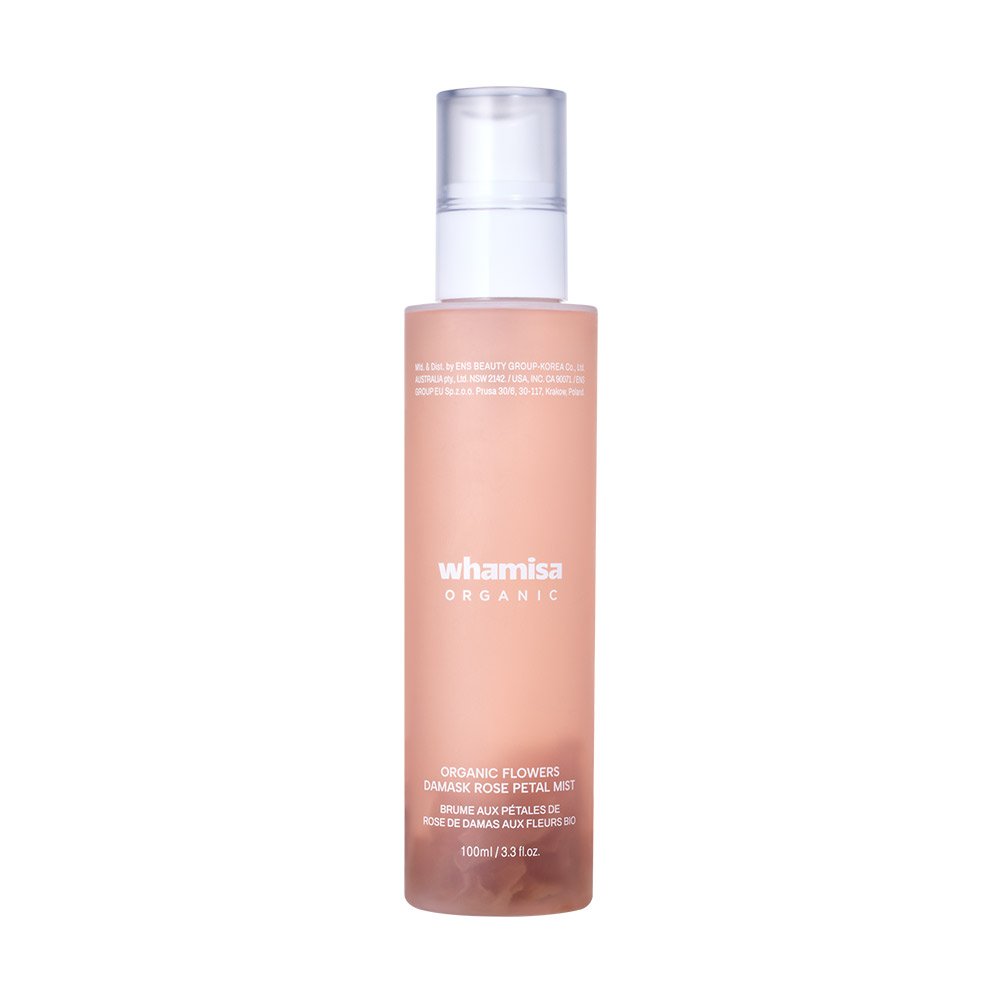 whamisa Organic Flowers Damask Rose Petal Mist 100ml - Daebak