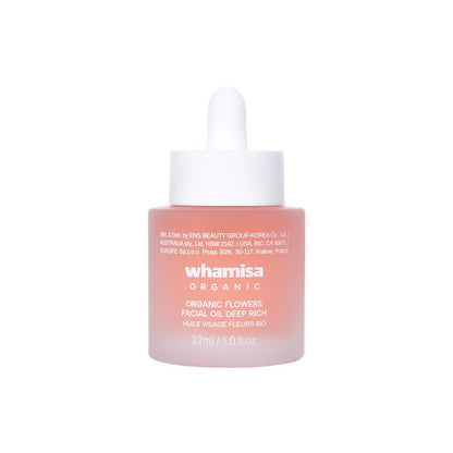 whamisa Organic Flowers Facial Oil Deep Rich 32ml - Daebak