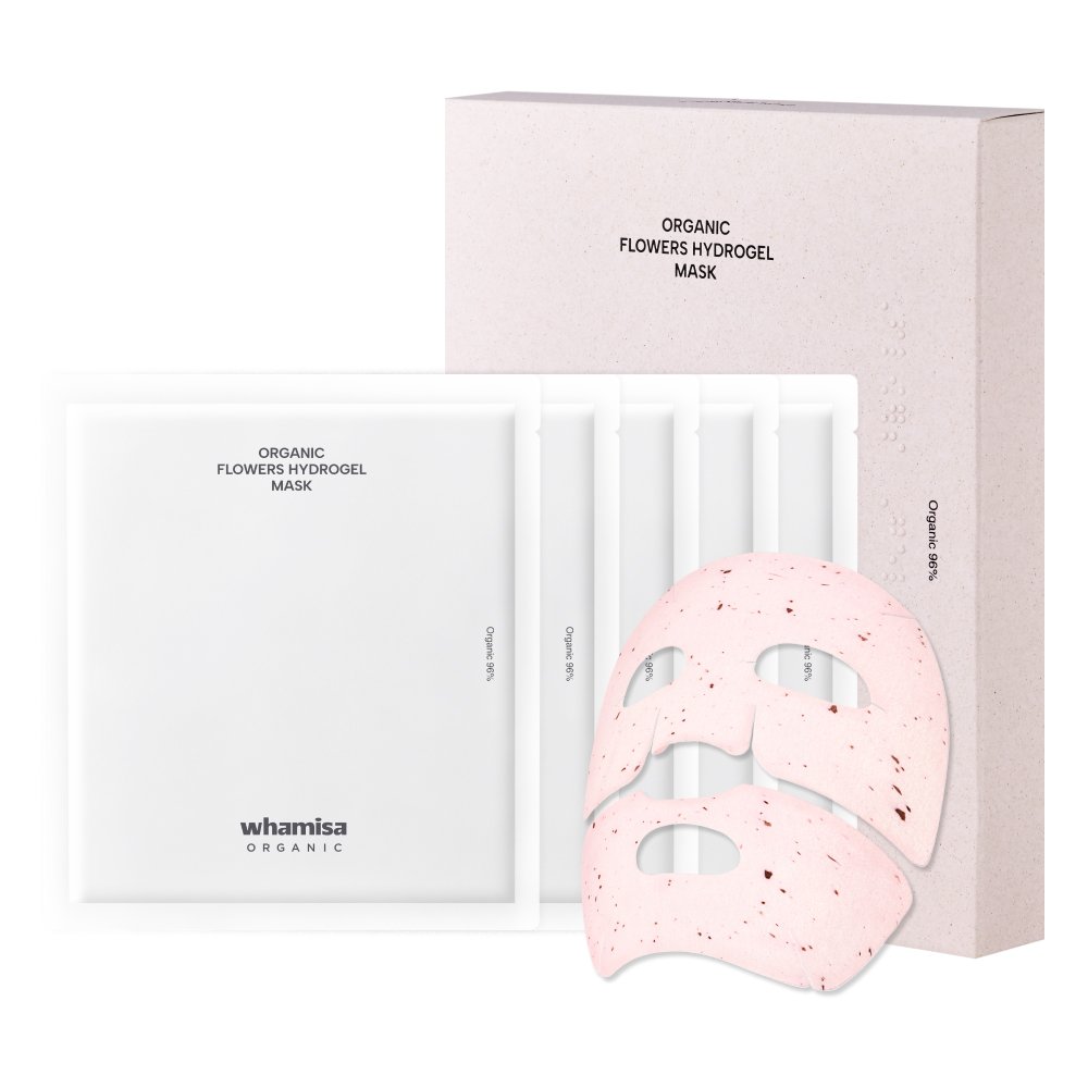 whamisa Organic Flowers Hydrogel Mask 5ea - Daebak
