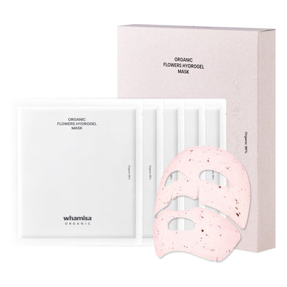 whamisa Organic Flowers Hydrogel Mask 5ea - Daebak