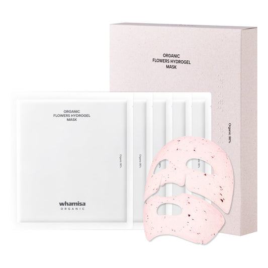 whamisa Organic Flowers Hydrogel Mask 5ea - Daebak