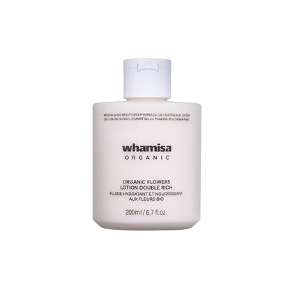 whamisa Organic Flowers Lotion Double Rich 200ml - Daebak