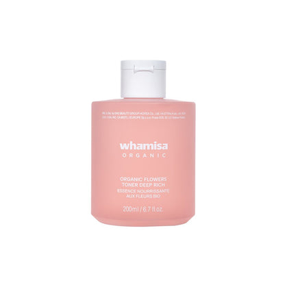 whamisa Organic Flowers Toner Deep Rich 200ml - Daebak
