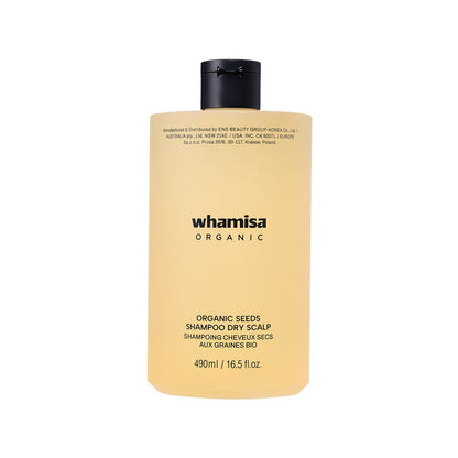 whamisa Organic Seeds Shampoo for Dry Scalp 490ml - Daebak