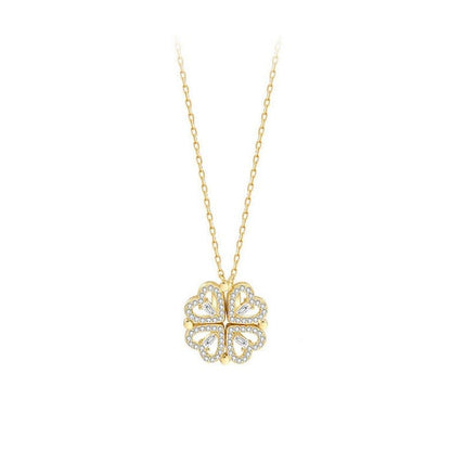 Women's Clover Can Split Simple Clavicle Necklaces - Daebak