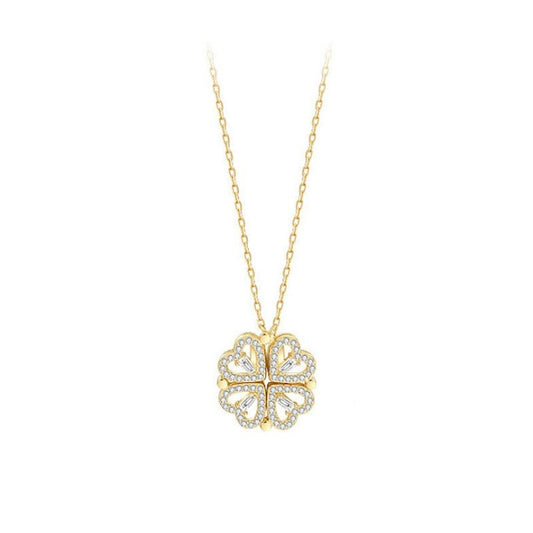 Women's Clover Can Split Simple Clavicle Necklaces - Daebak