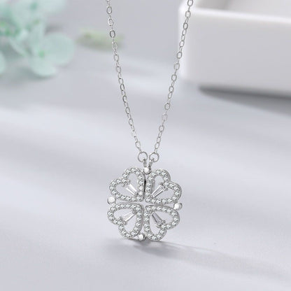 Women's Clover Can Split Simple Clavicle Necklaces - Daebak