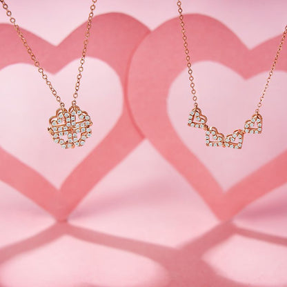 Women's Clover Can Split Simple Clavicle Necklaces - Daebak