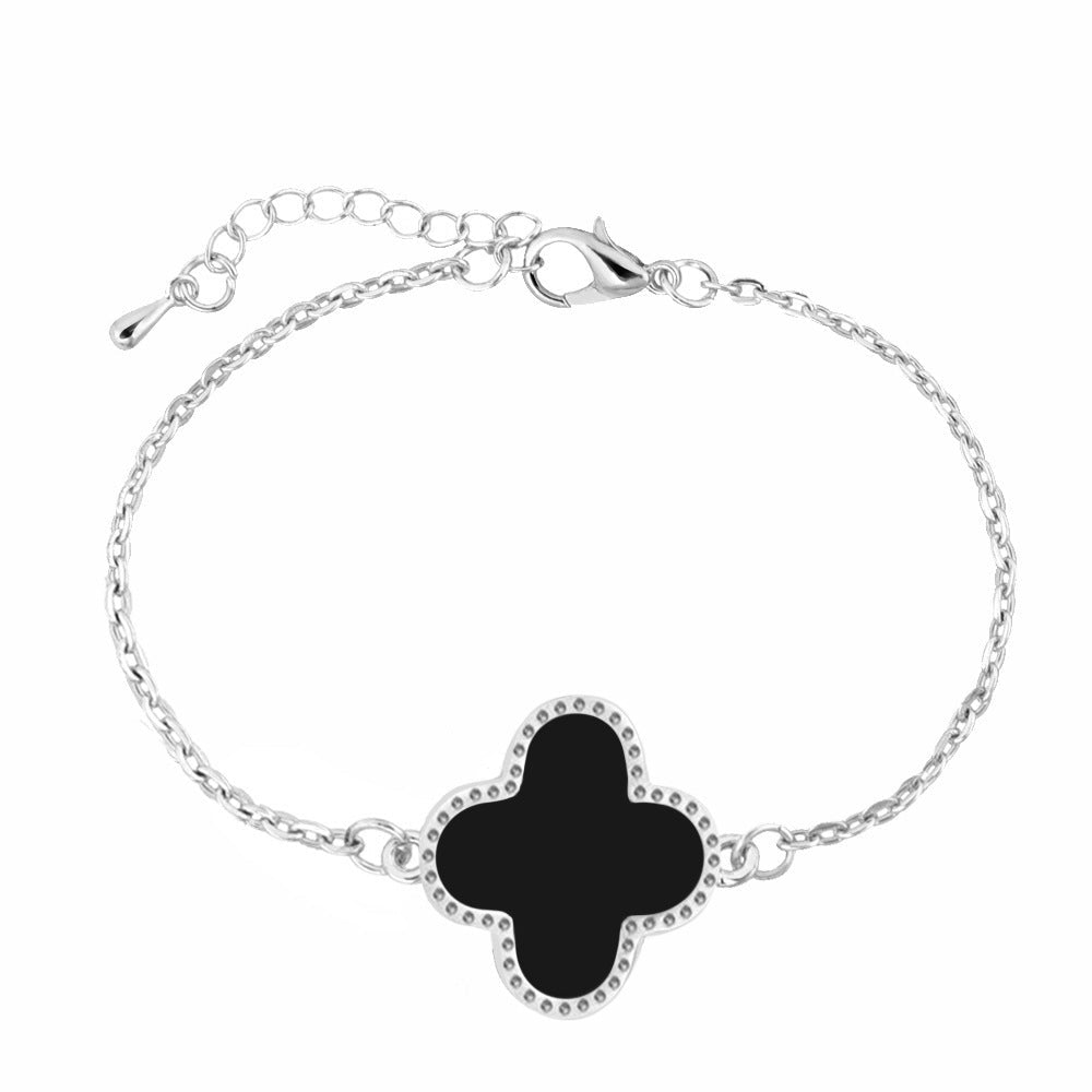 Women's Clover Single Versatile Korean Style Fashion Bracelet - Daebak