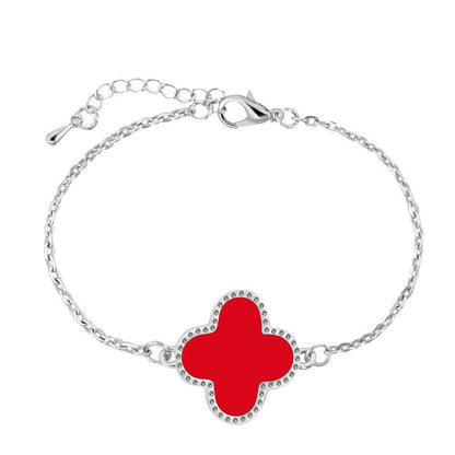 Women's Clover Single Versatile Korean Style Fashion Bracelet - Daebak