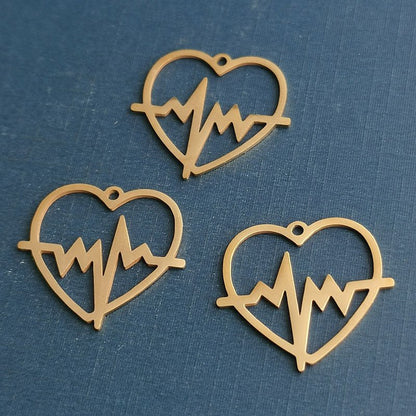 Women's Heart-shaped Ecg Clavicle Chain Korean Fashion Pendant - Daebak