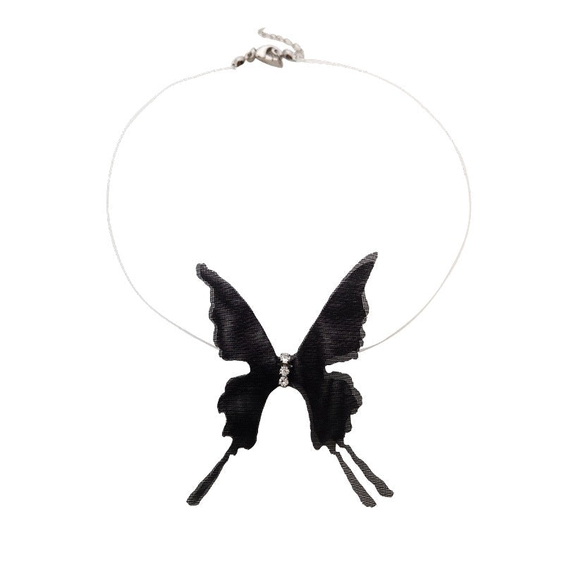 Women's Korean Elegant Butterfly Clavicle Chain Niche Necklaces - Daebak