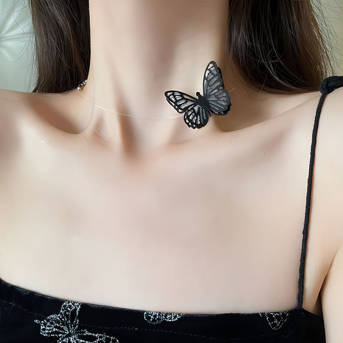 Women's Korean Elegant Butterfly Clavicle Chain Niche Necklaces - Daebak