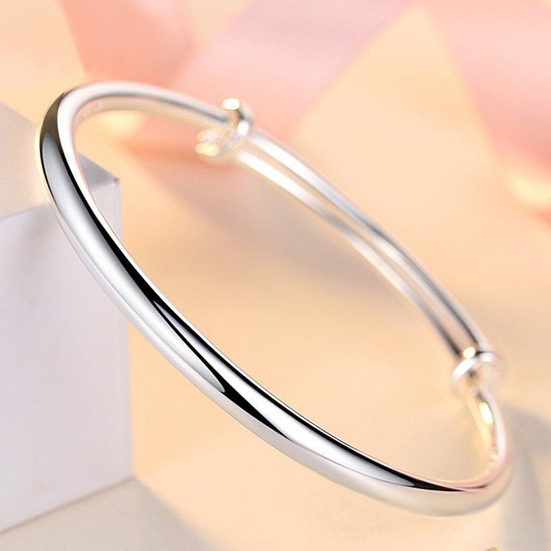 Women's Korean Fashionable Round Belly Glossy Light Simple Bracelet - Daebak