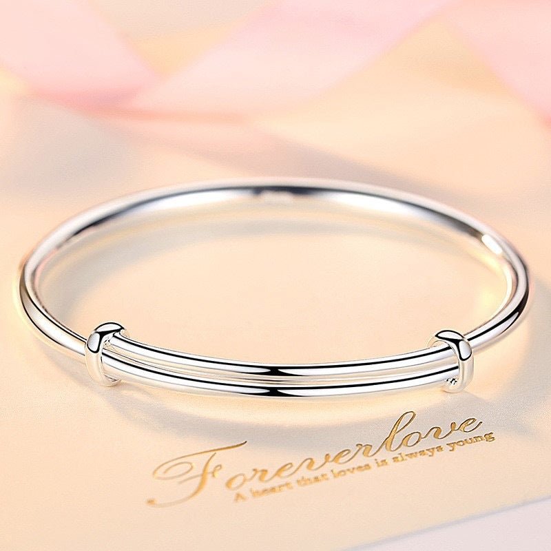 Women's Korean Fashionable Round Belly Glossy Light Simple Bracelet - Daebak