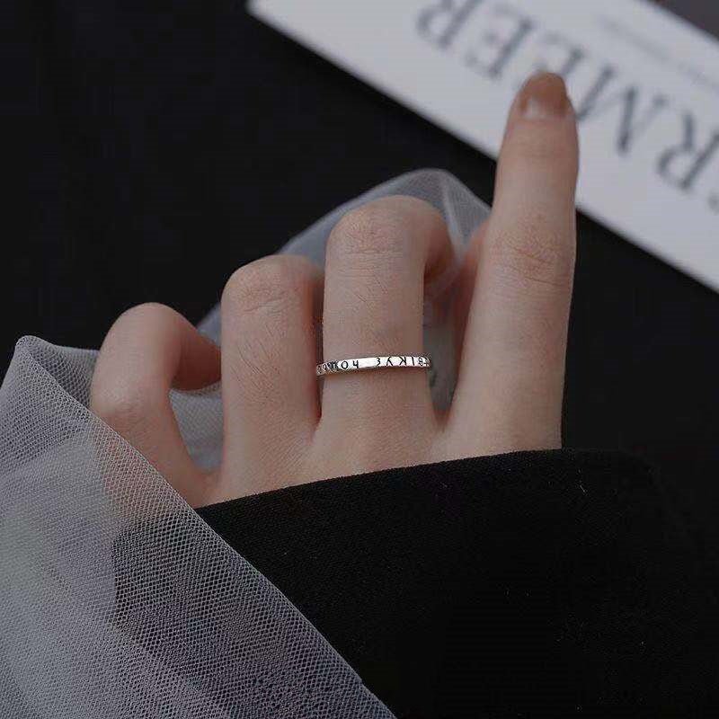 Women's Korean Greek Design Simple Cold Style Open Ring - Daebak