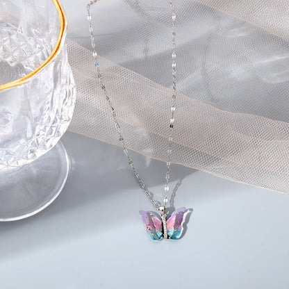 Women's Korean Mori Shell Butterfly Light Luxury Temperament Necklaces - Daebak
