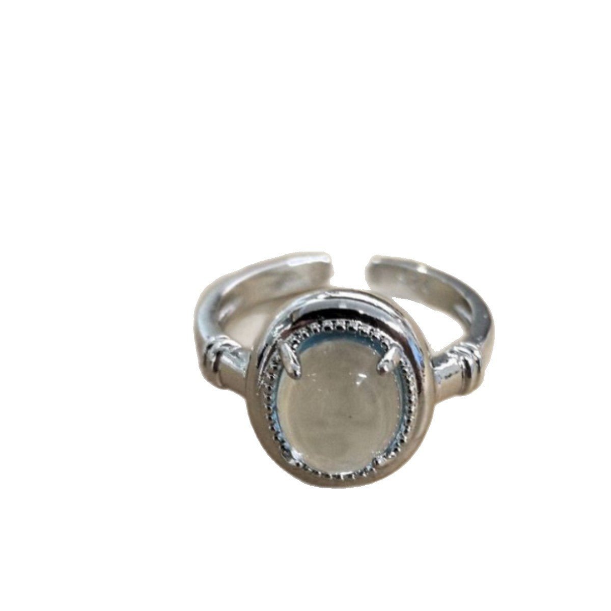 Women's Korean Niche Design Retro Ghost Style Simple Fashionable Inlaid Rings - Daebak
