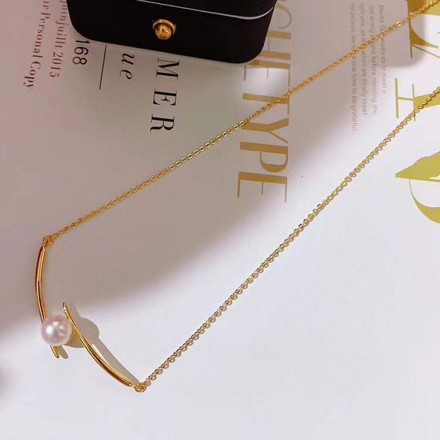 Women's Korean Pearl Chopsticks Simple Cold Style Niche Temperament Clavicle Necklaces - Daebak