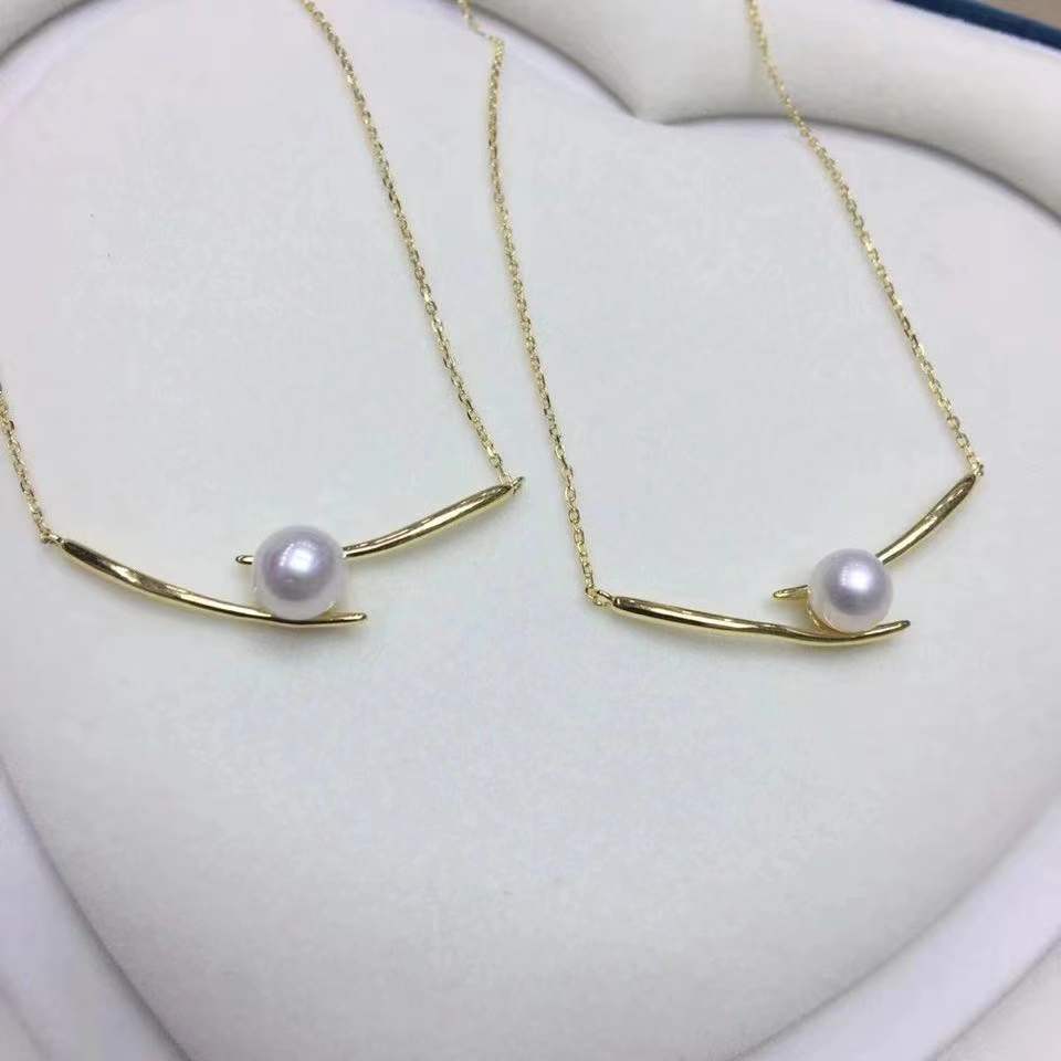 Women's Korean Pearl Chopsticks Simple Cold Style Niche Temperament Clavicle Necklaces - Daebak