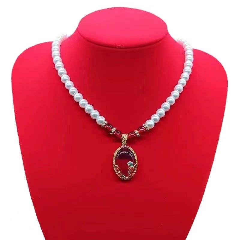 Women's Korean Simple To Give Mom Mother's Day Gift Live Necklaces - Daebak