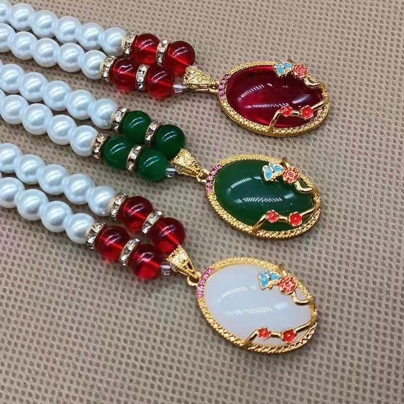 Women's Korean Simple To Give Mom Mother's Day Gift Live Necklaces - Daebak