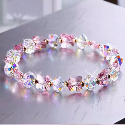 Women's Korean Style Butterfly Crystal Fashion Fresh Bracelet - Daebak