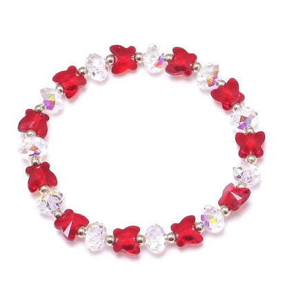 Women's Korean Style Butterfly Crystal Fashion Fresh Bracelet - Daebak