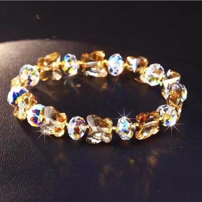 Women's Korean Style Butterfly Crystal Fashion Fresh Bracelet - Daebak