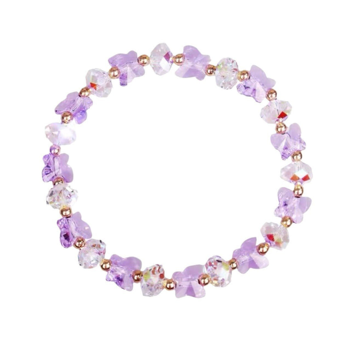 Women's Korean Style Butterfly Crystal Fashion Fresh Bracelet - Daebak